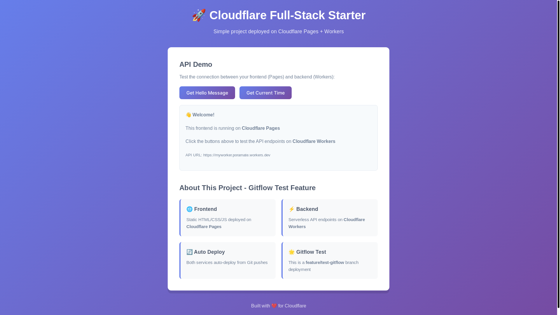 website screenshot of https://mycloudflare-d72.pages.dev/