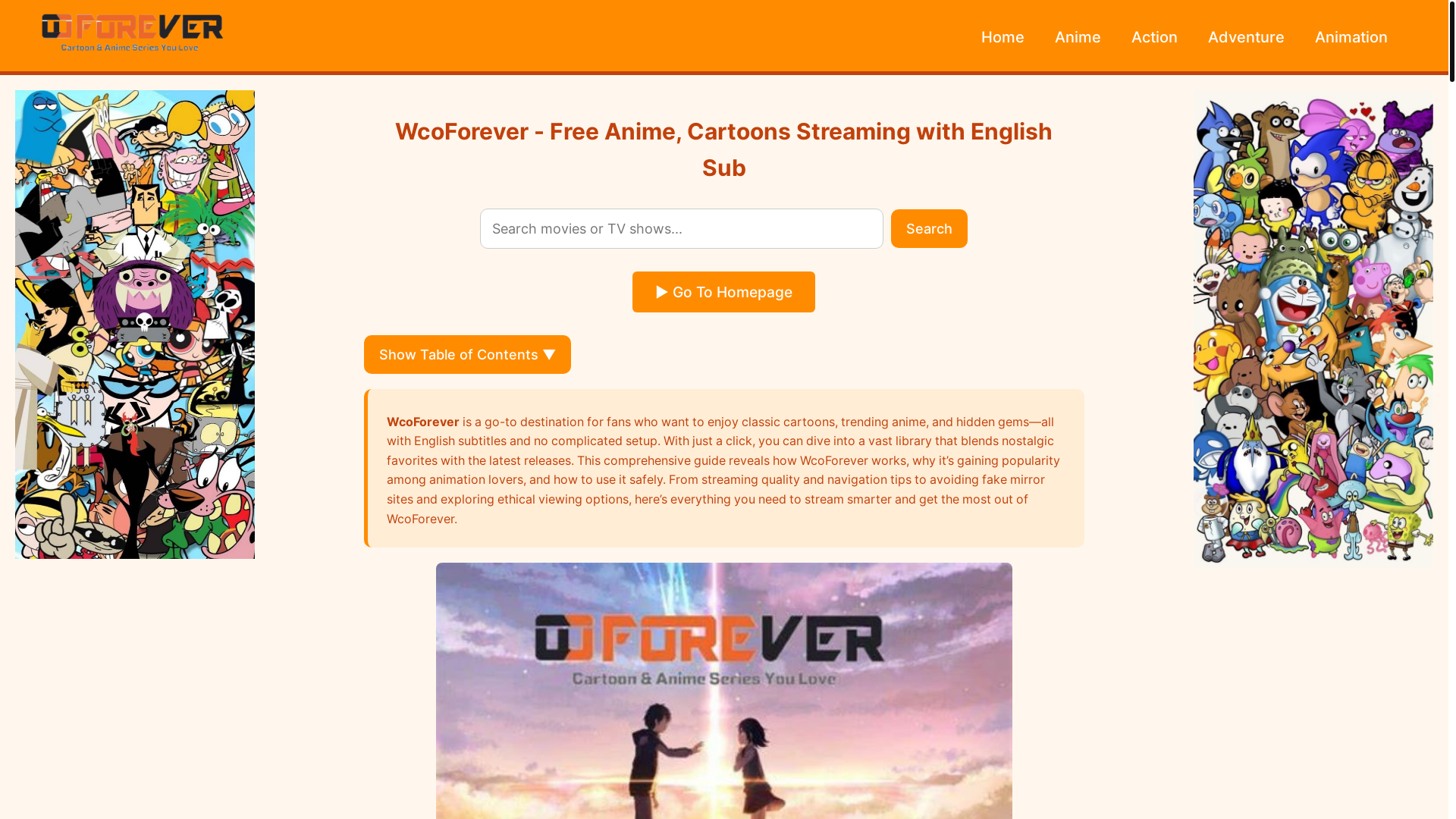 website screenshot of https://wcoforevertv-sa-com.pages.dev/