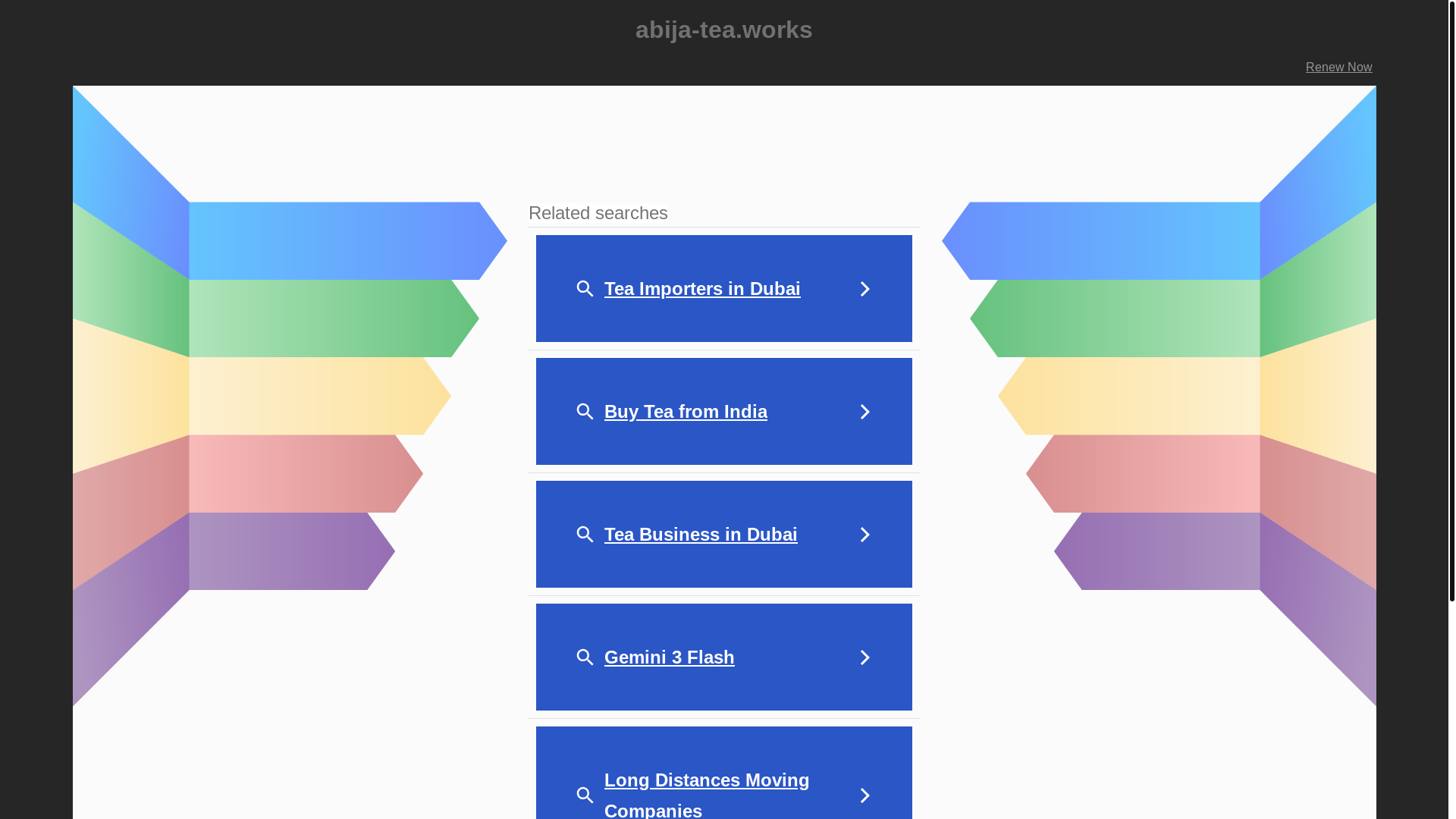 website screenshot of https://abija-tea.works/