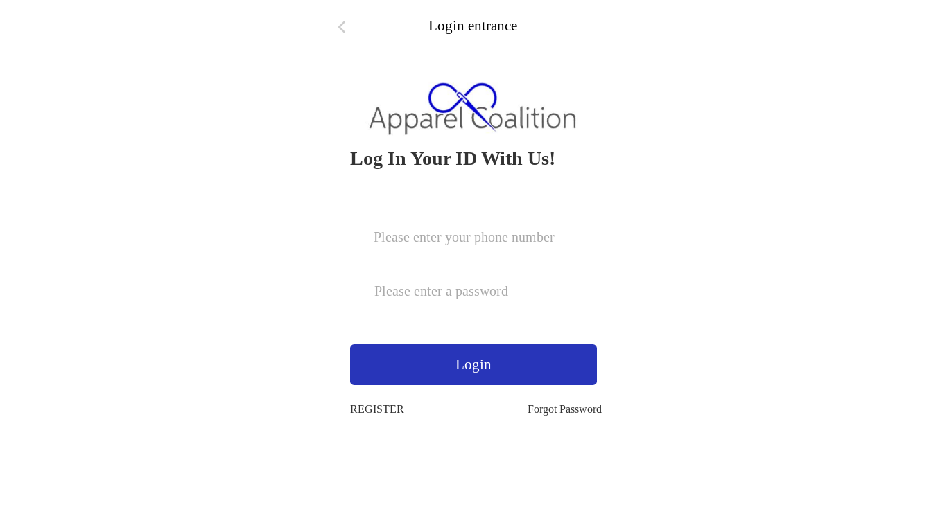 website screenshot of https://www.coalativeapparel.com/