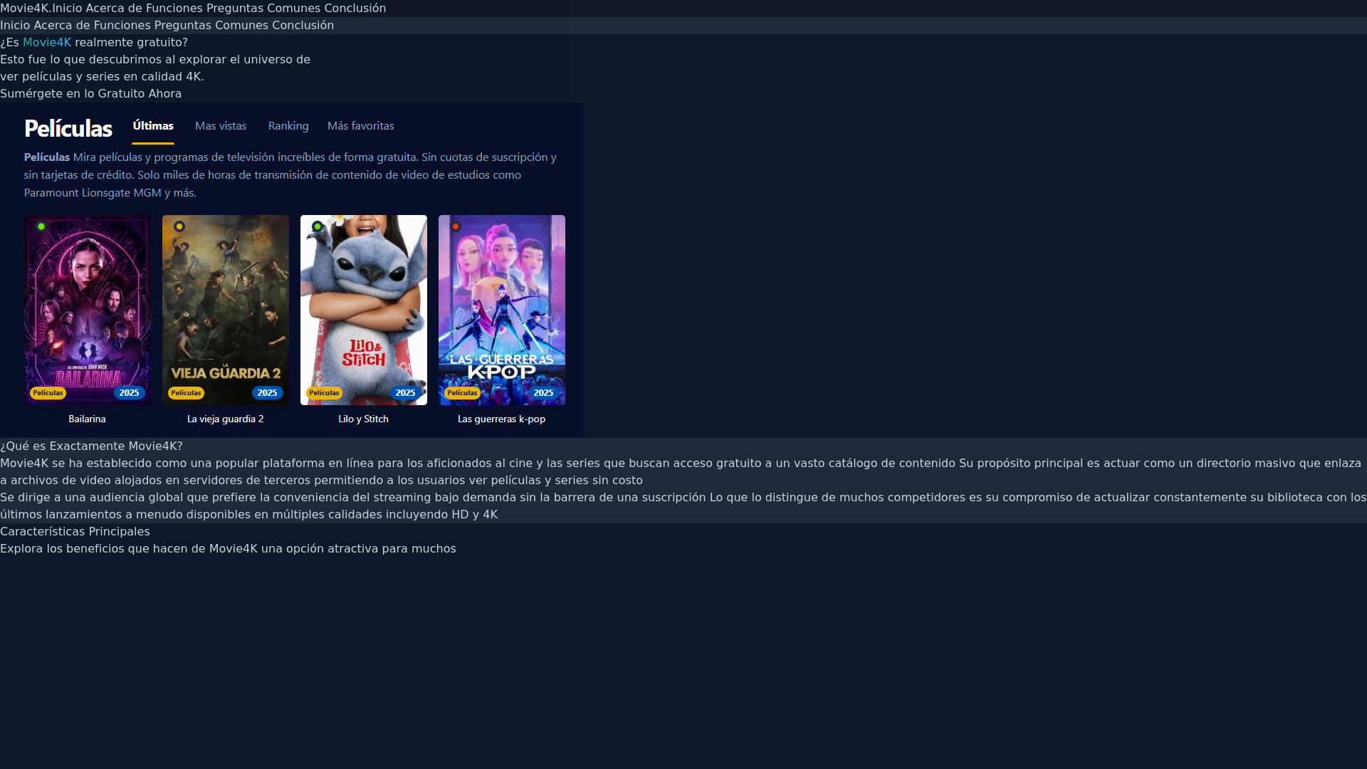 website screenshot of https://movie4k-710e.pages.dev/