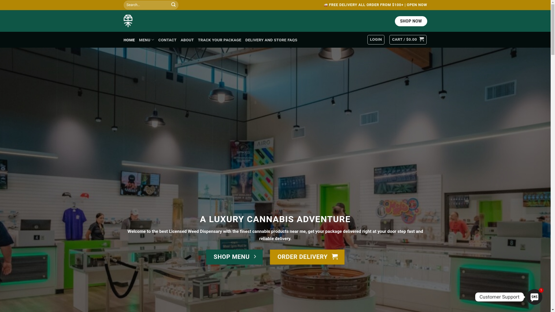 website screenshot of https://greensocietydispensary.store/