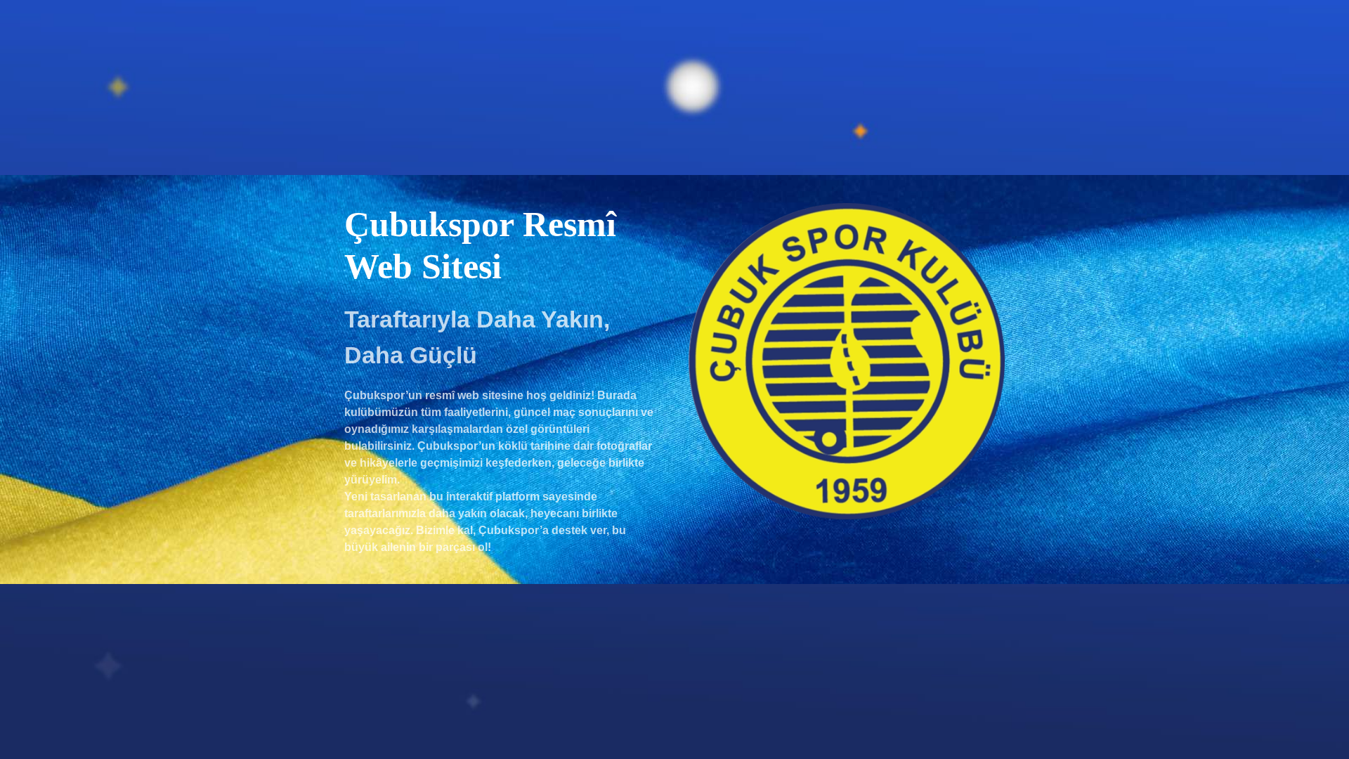 website screenshot of https://cubukspor.org.tr/