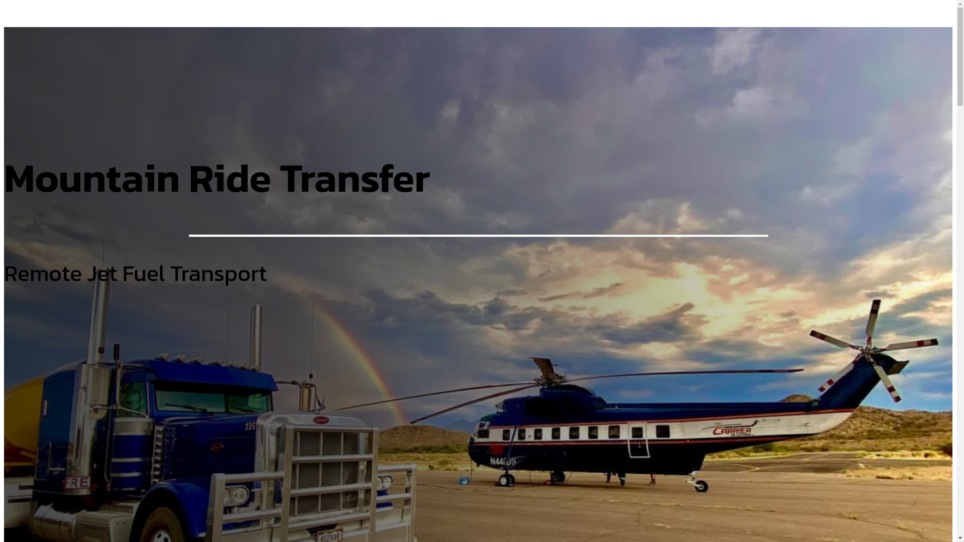 website screenshot of https://mountainridetransfer.pages.dev/