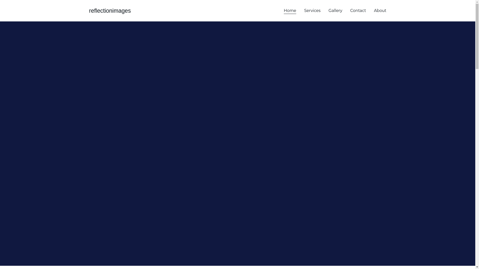 website screenshot of https://reflectionimages.in/