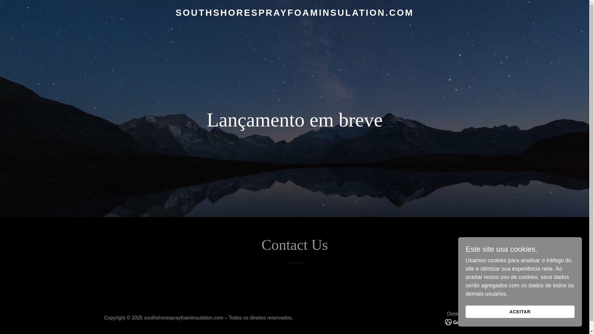 website screenshot of https://southshoresprayfoaminsulation.com/