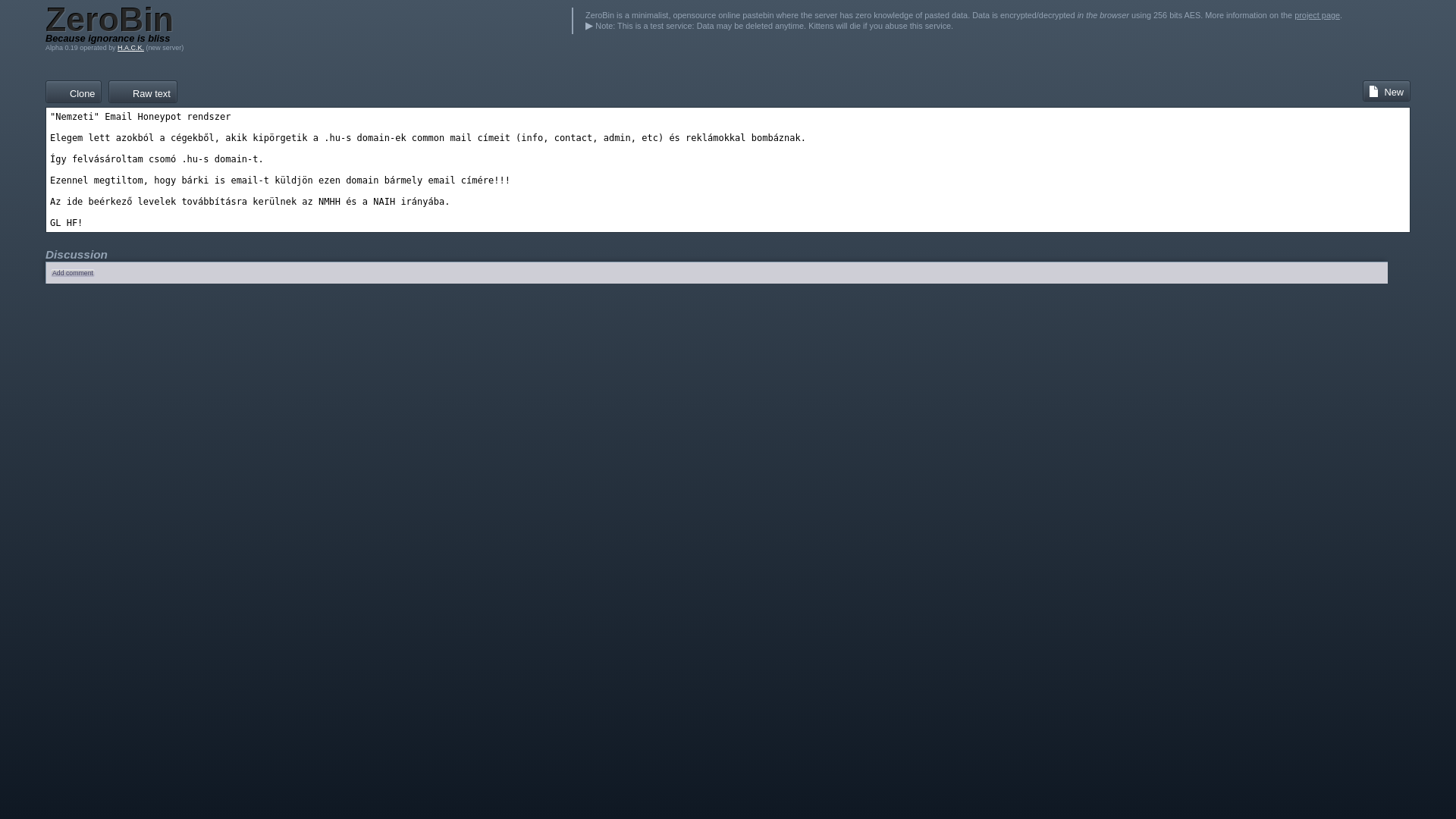 website screenshot of https://hirlevel101.hu/