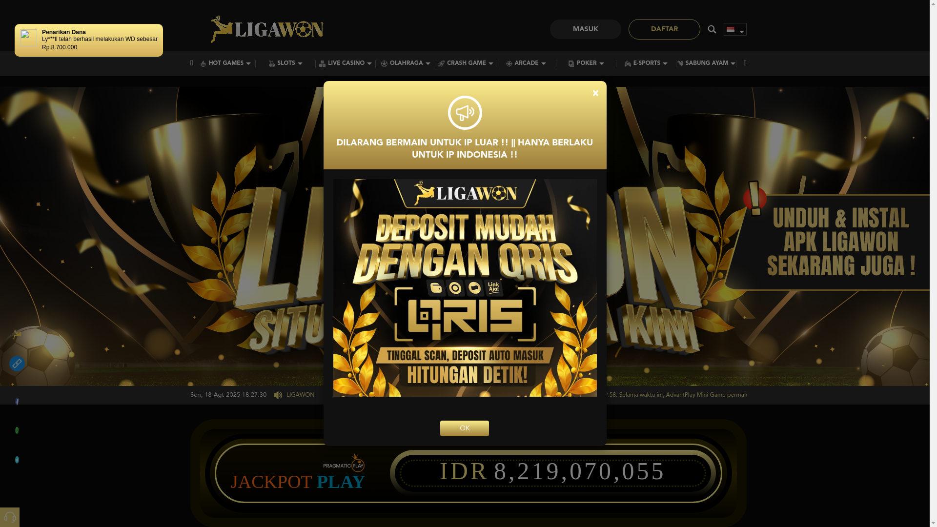 website screenshot of https://ampligawonfirst.com/