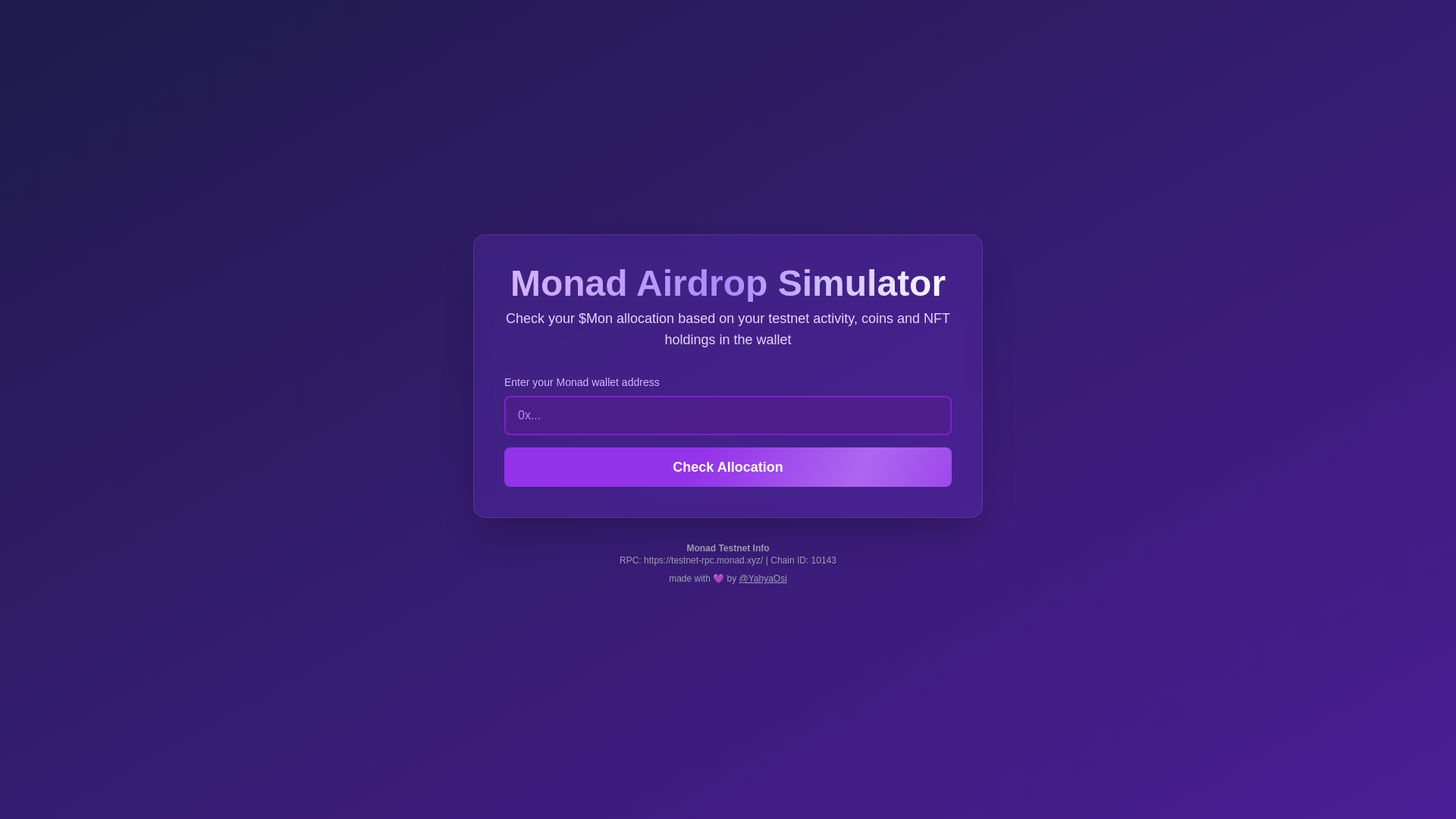 website screenshot of https://monad-checker.pages.dev/