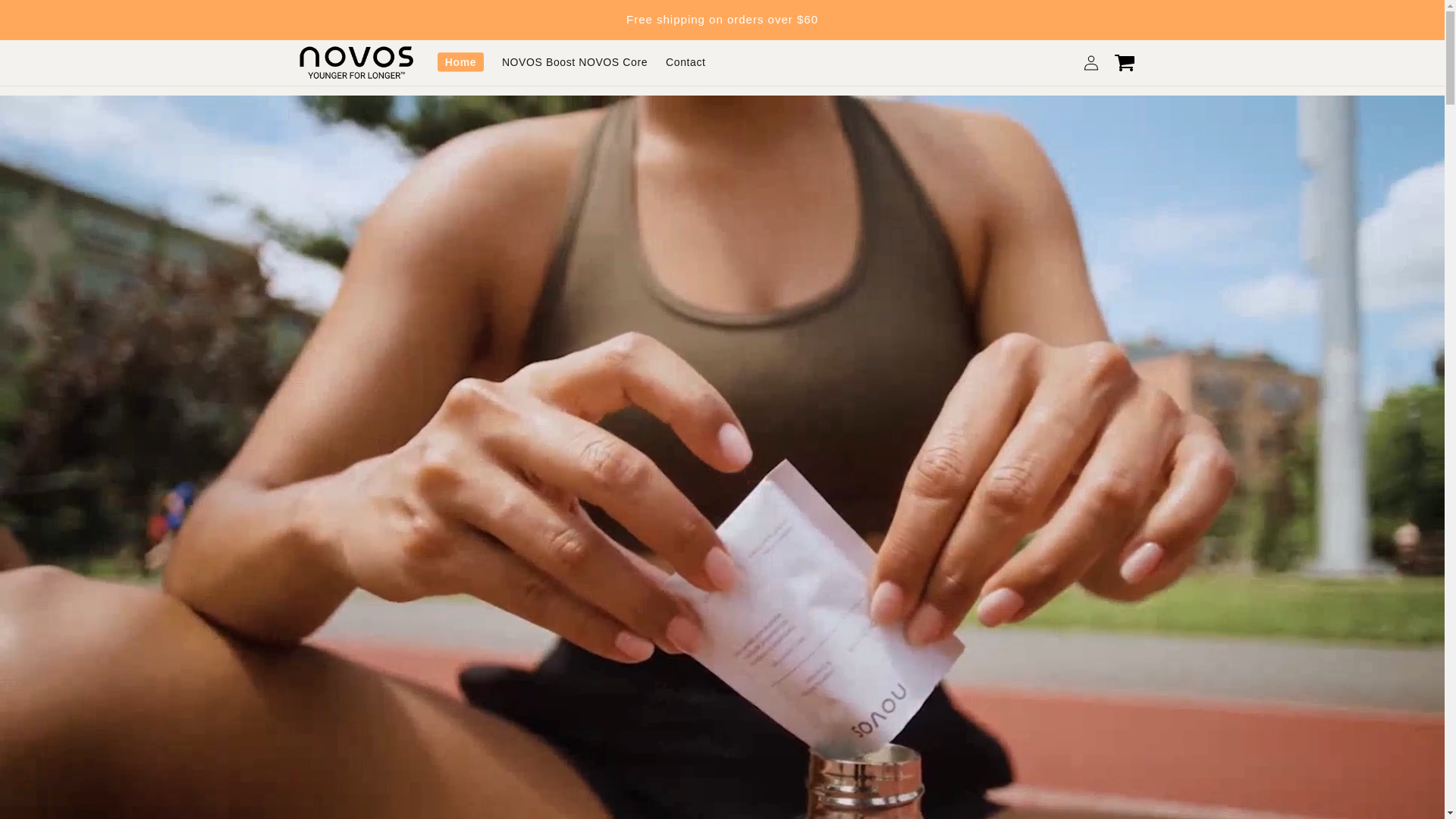 website screenshot of https://novoslabs-us.online/