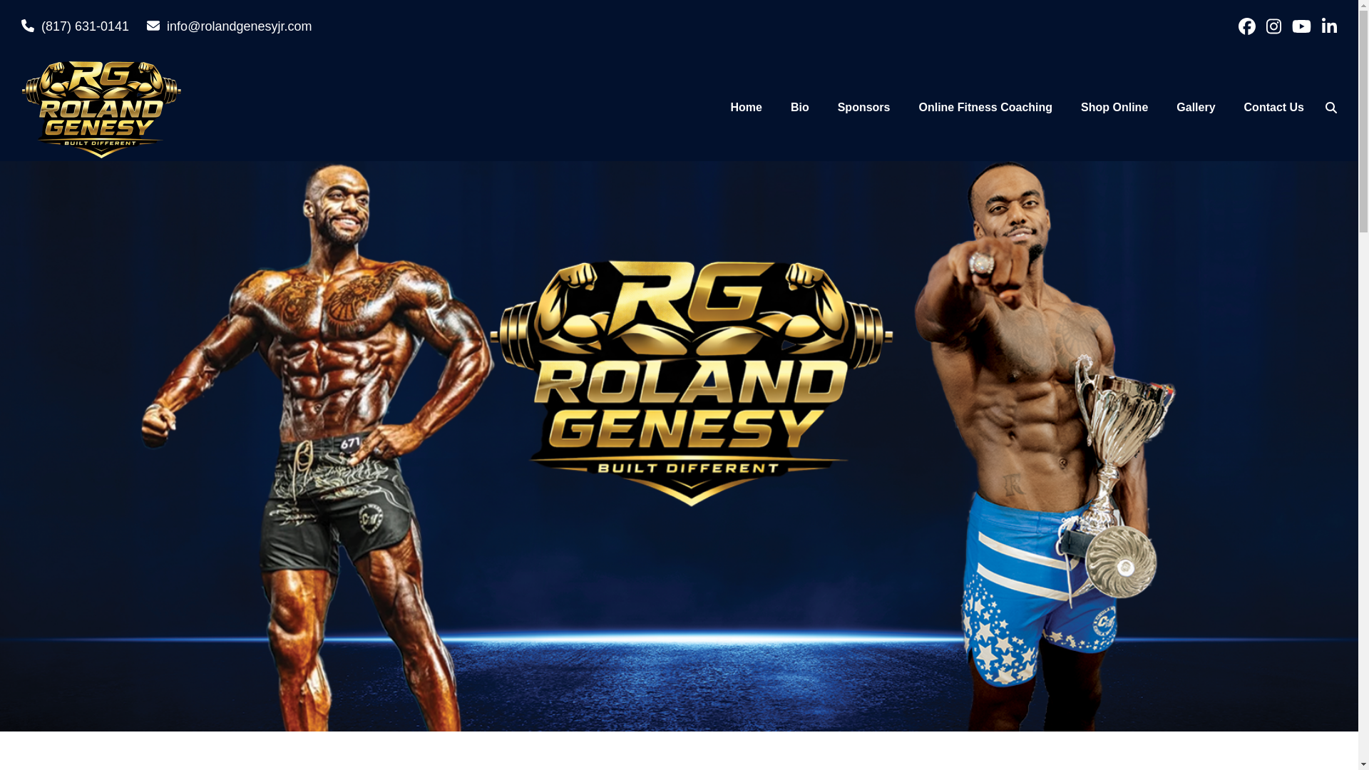 website screenshot of https://rolandgenesy.com/