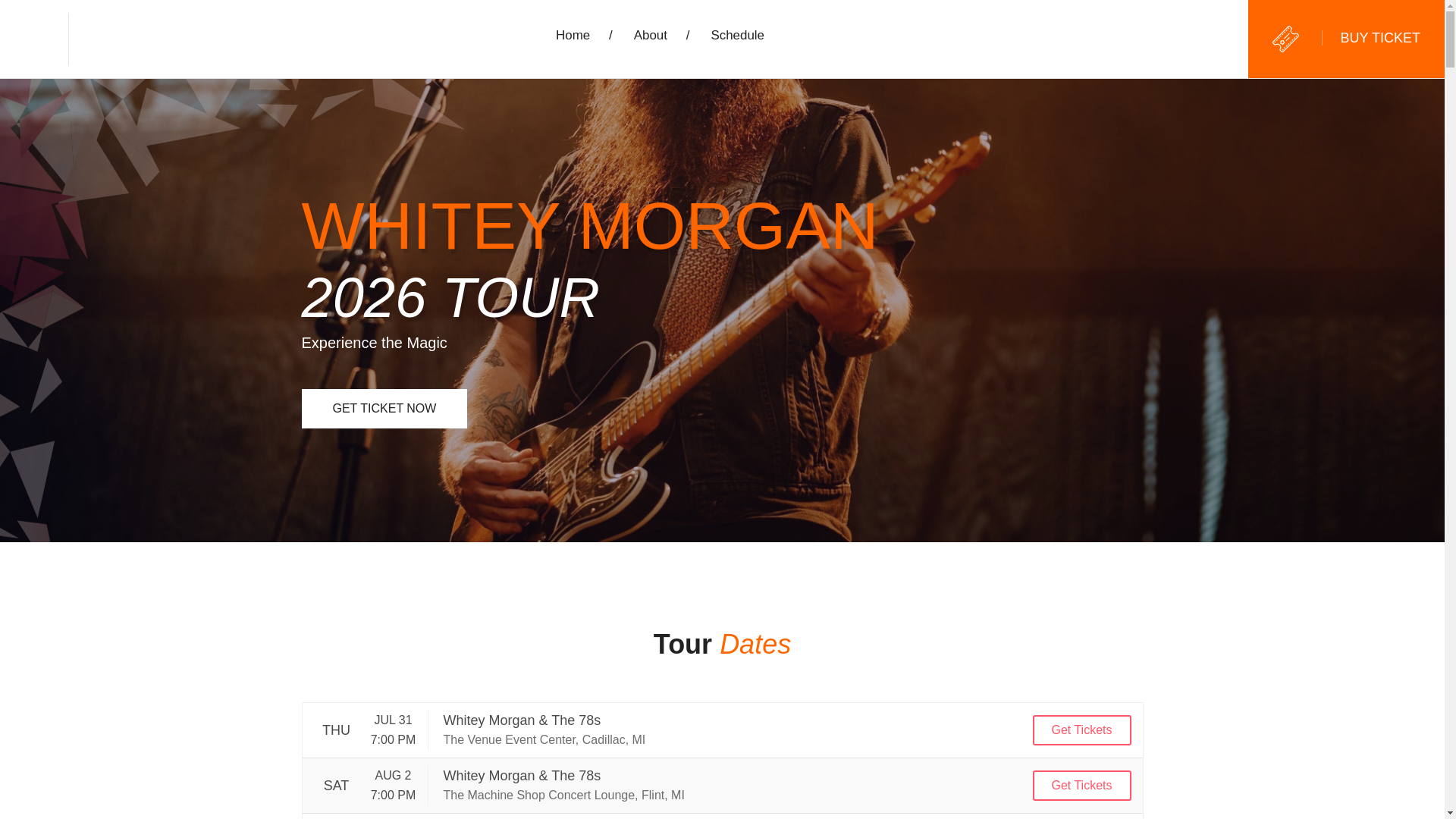 website screenshot of https://whiteymorgantour.us/