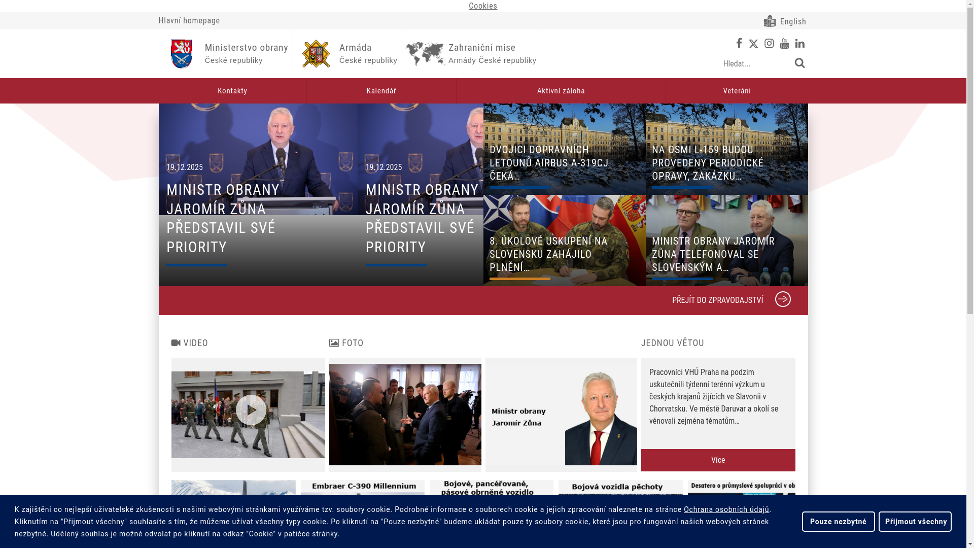 website screenshot of https://mo.gov.cz/