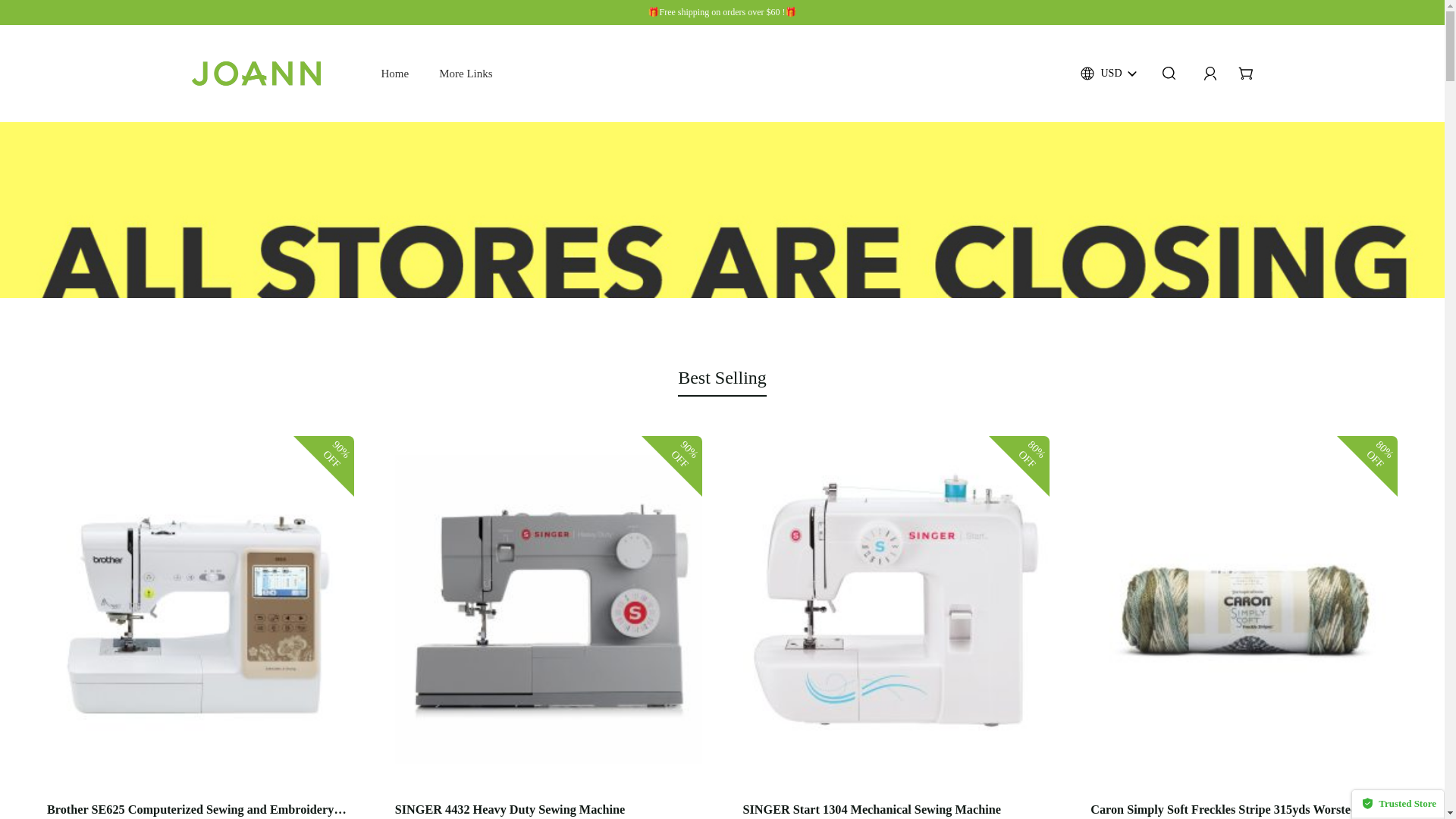 website screenshot of https://joannofflcial.com/