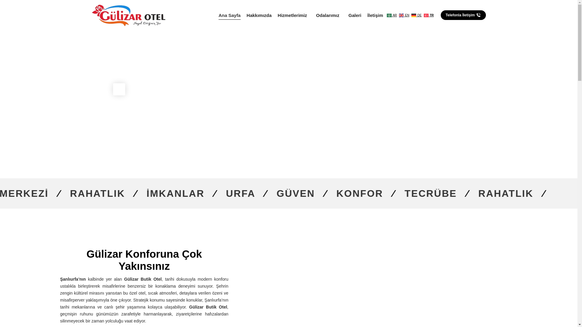 website screenshot of https://divanyoluotel.com/