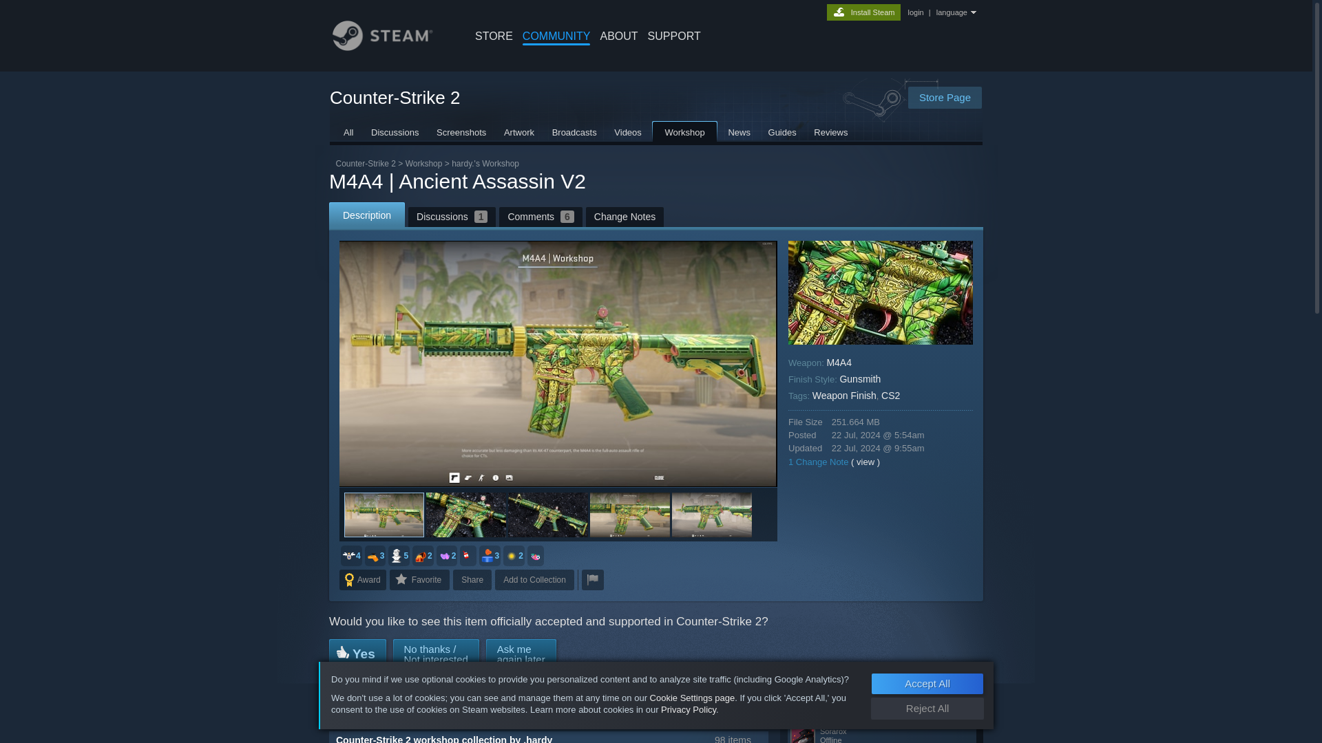 website screenshot of https://workshopvoteskin.com/
