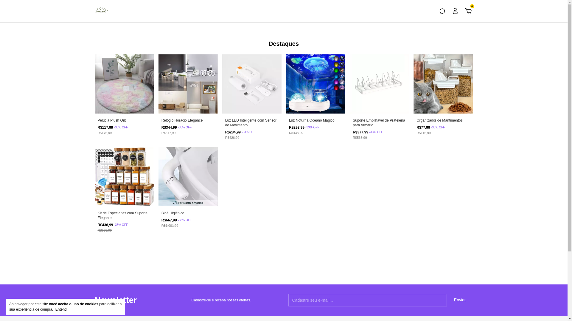 website screenshot of https://essencehome.art.br/