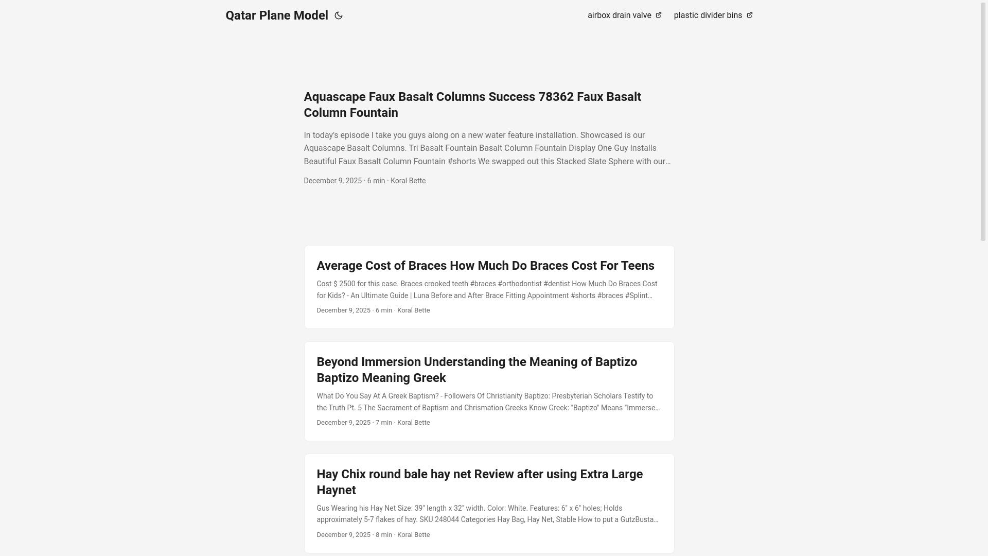 website screenshot of https://qatarplanemodel.pages.dev/