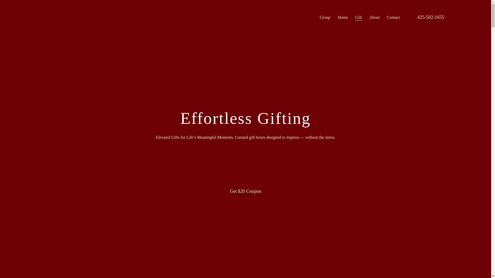website screenshot of https://vlvtgift.com/
