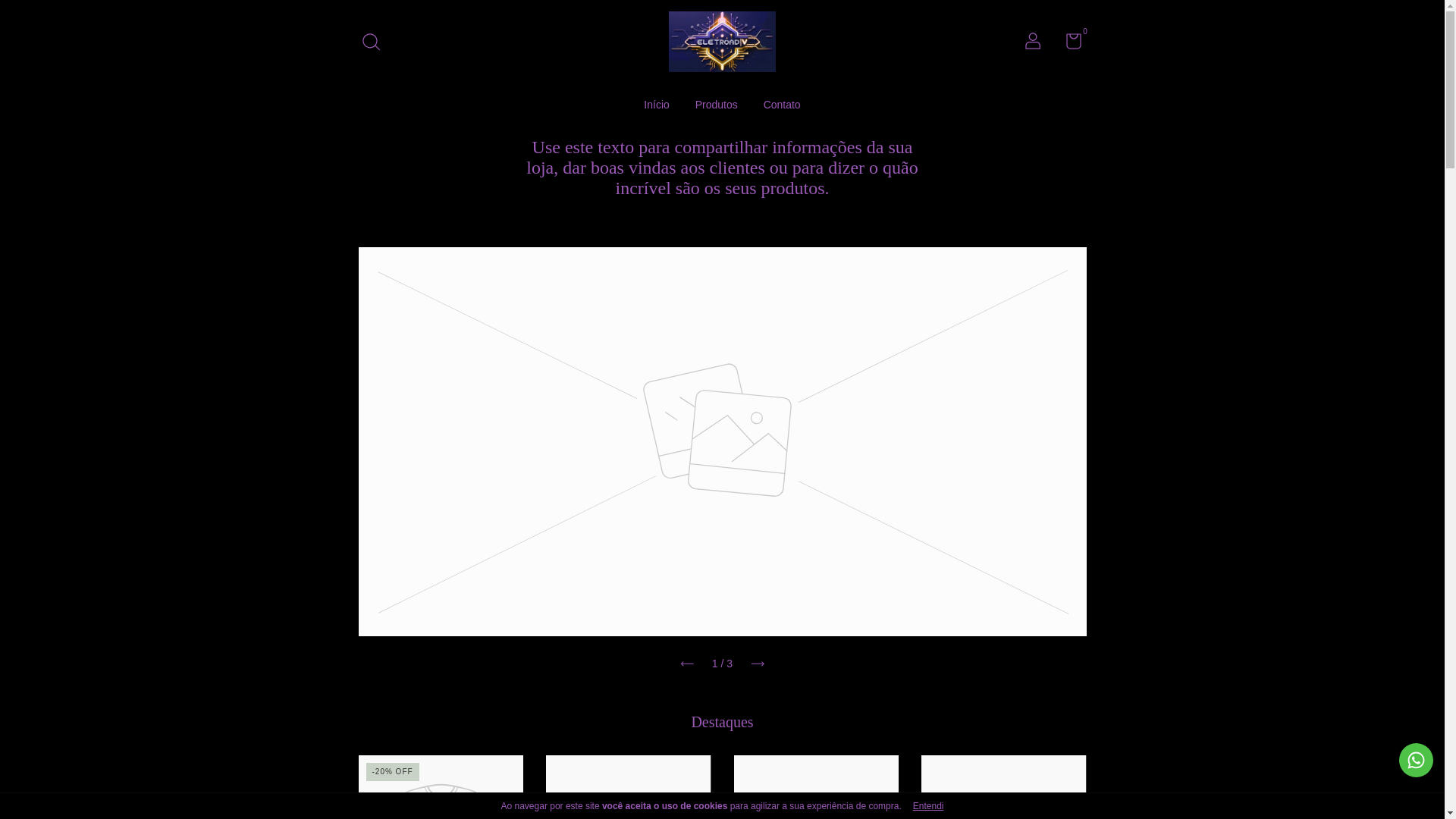 website screenshot of https://eletroadv.com.br/