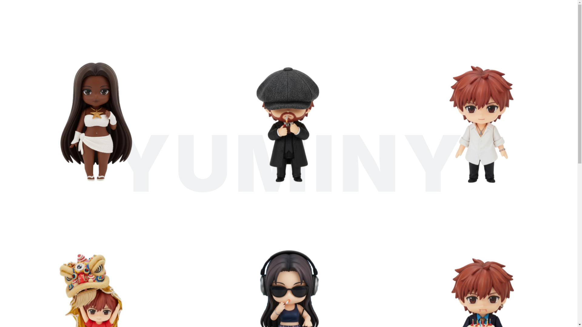 website screenshot of https://yuminy.com/