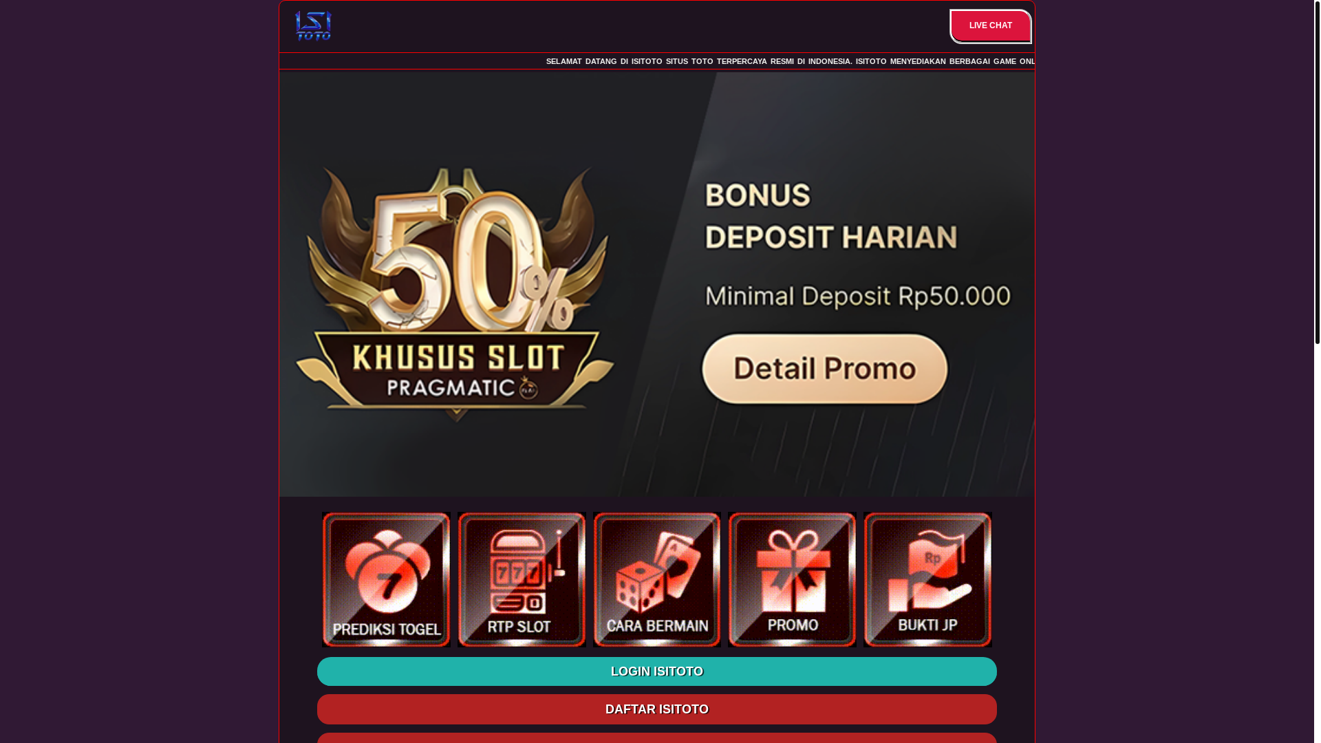 website screenshot of https://isimantapkali31.pages.dev/