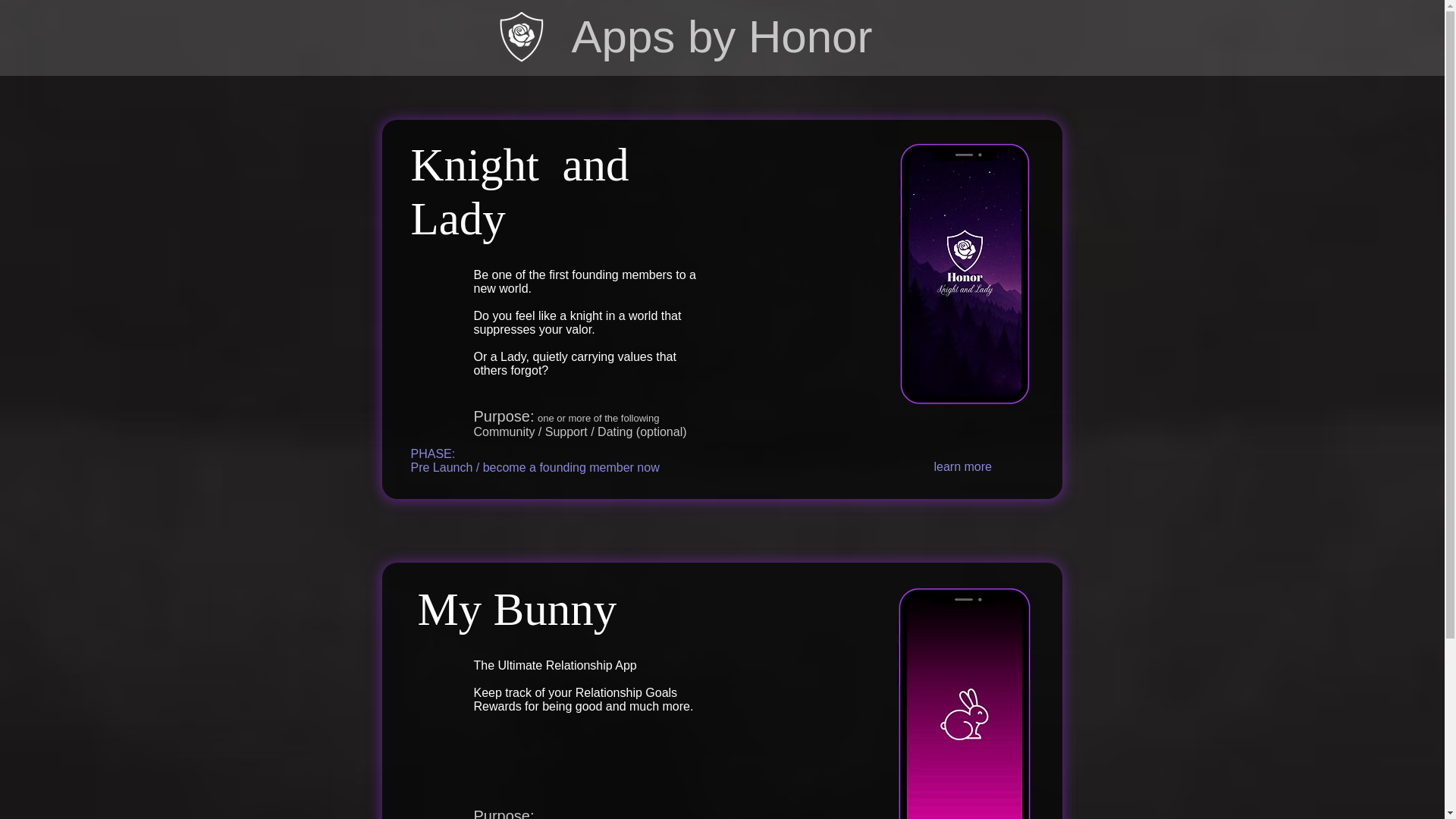 website screenshot of https://honorapps.online/