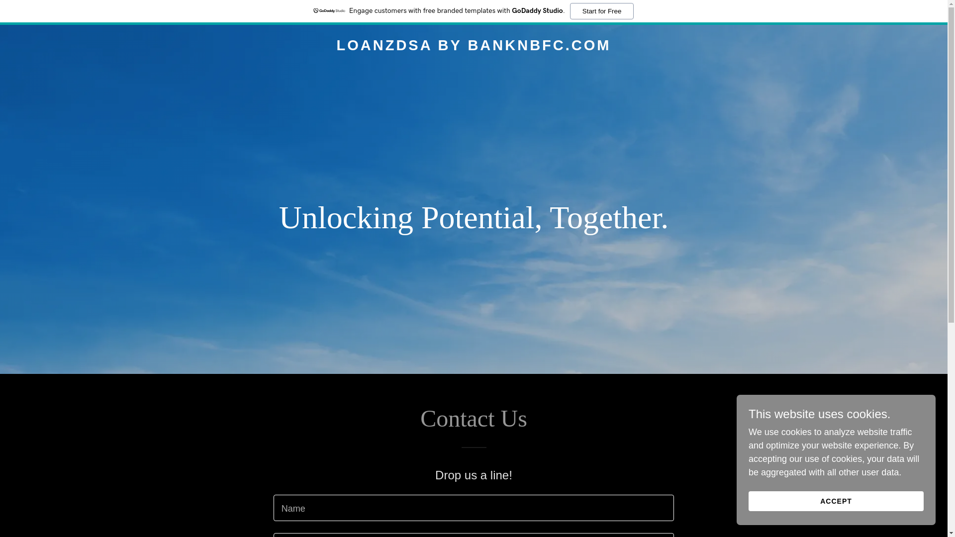 website screenshot of https://loanzdsa.com/