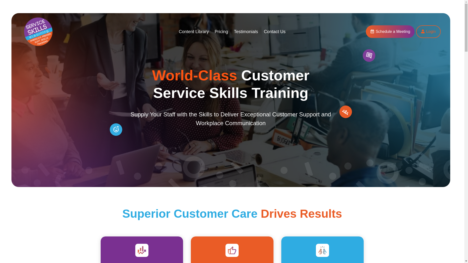 website screenshot of https://connectserviceskillscustomer.org/