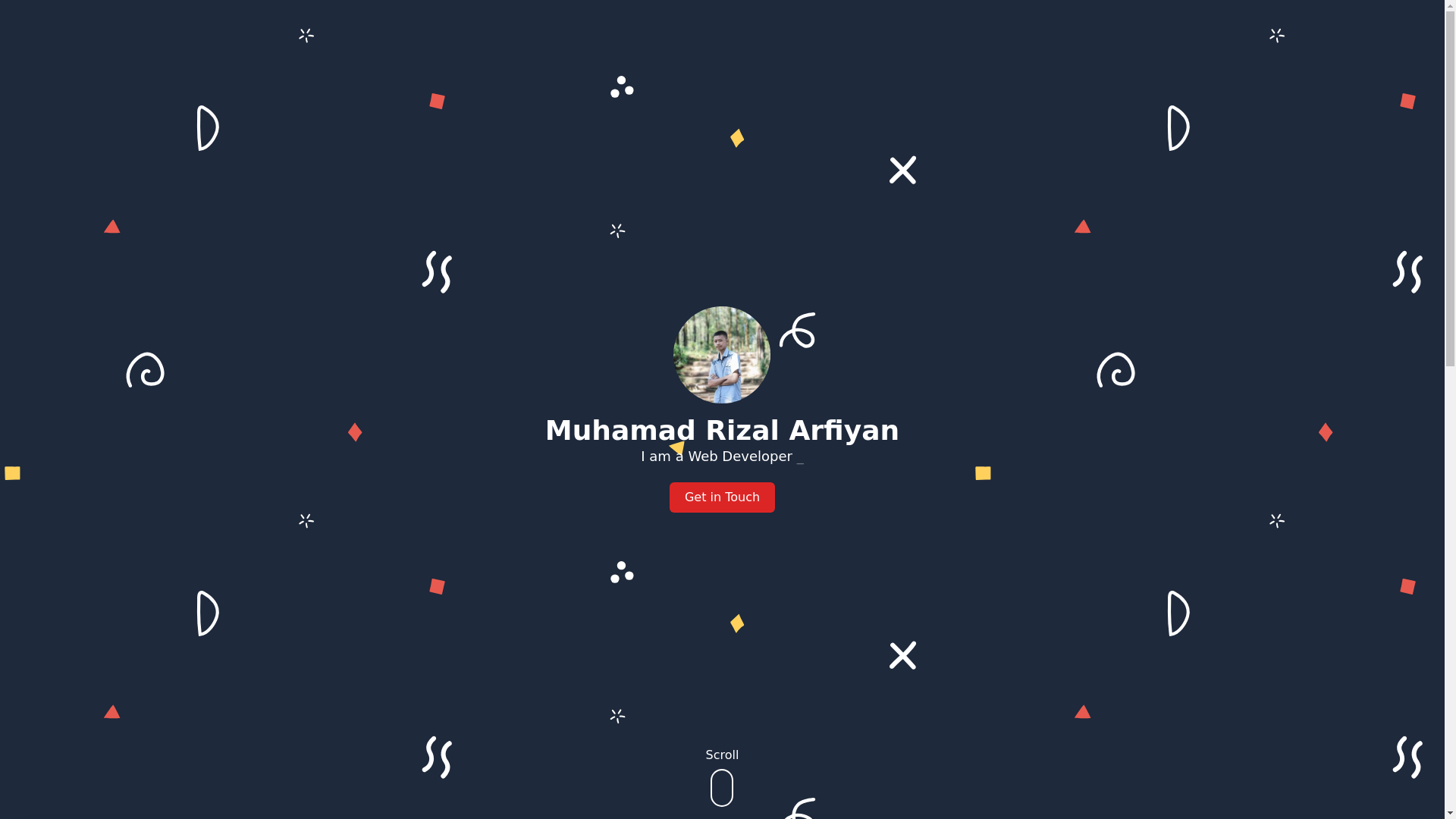 website screenshot of https://rizalarfiyan.pages.dev/