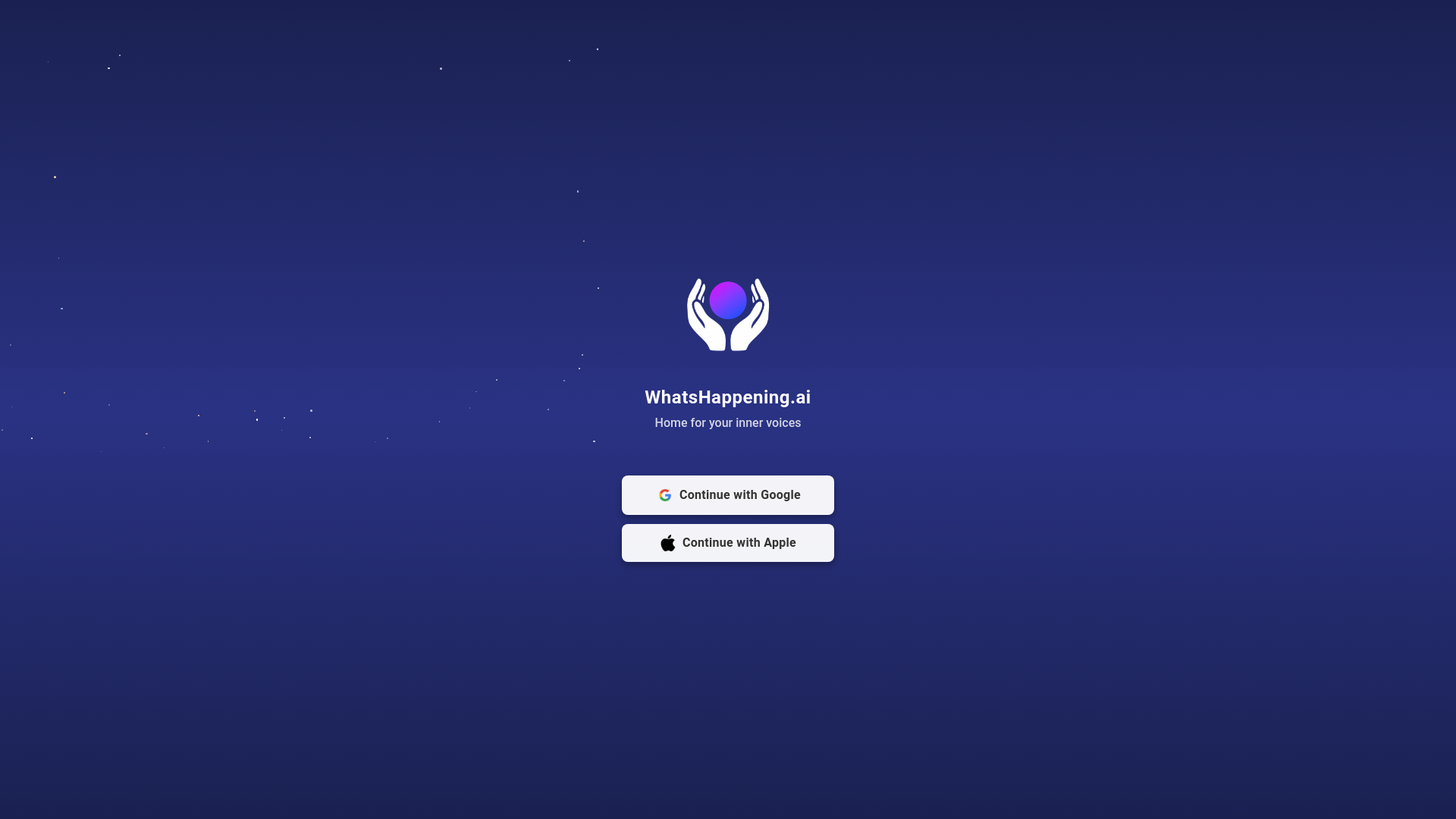 website screenshot of https://whatshappening-react-native.pages.dev/