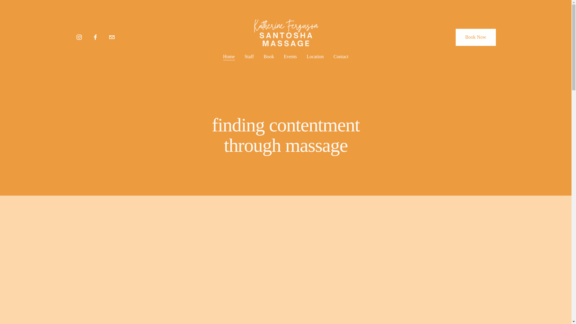 website screenshot of https://santoshamassage.com/