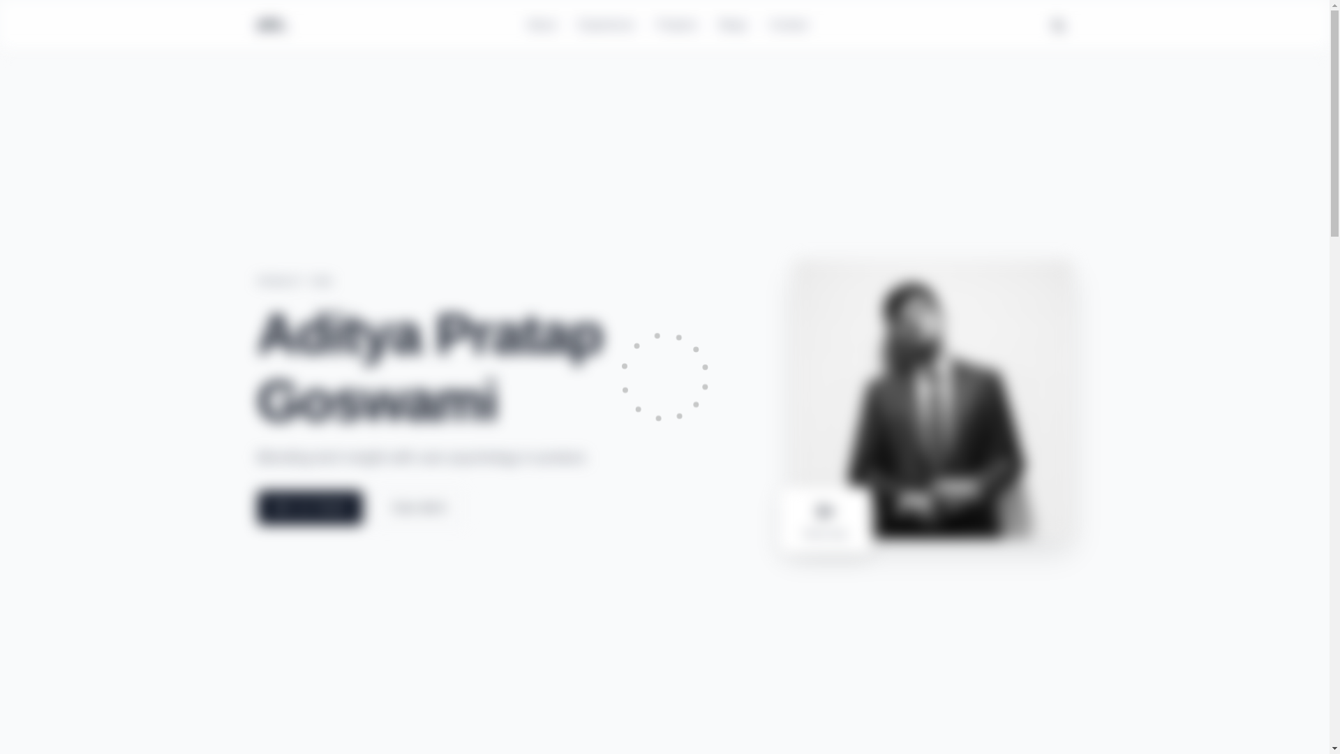 website screenshot of https://apgoswami.in/