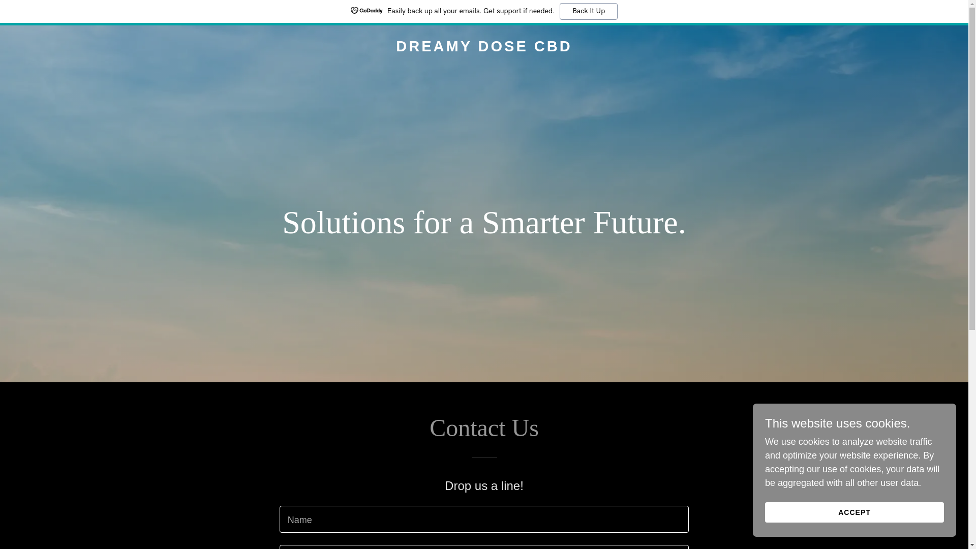 website screenshot of https://dreamydosecbd.com/
