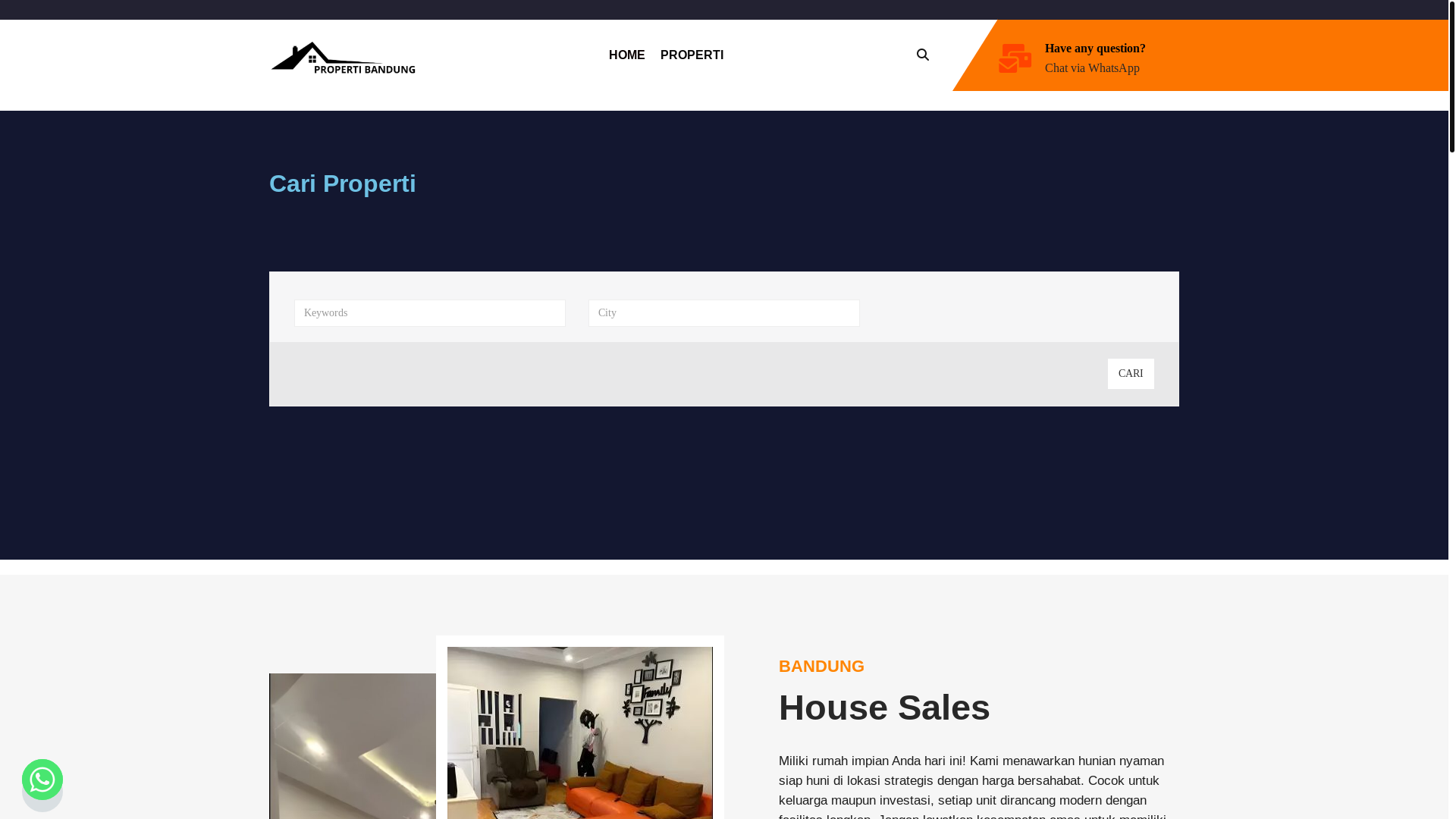 website screenshot of https://belipropertibandung.biz.id/