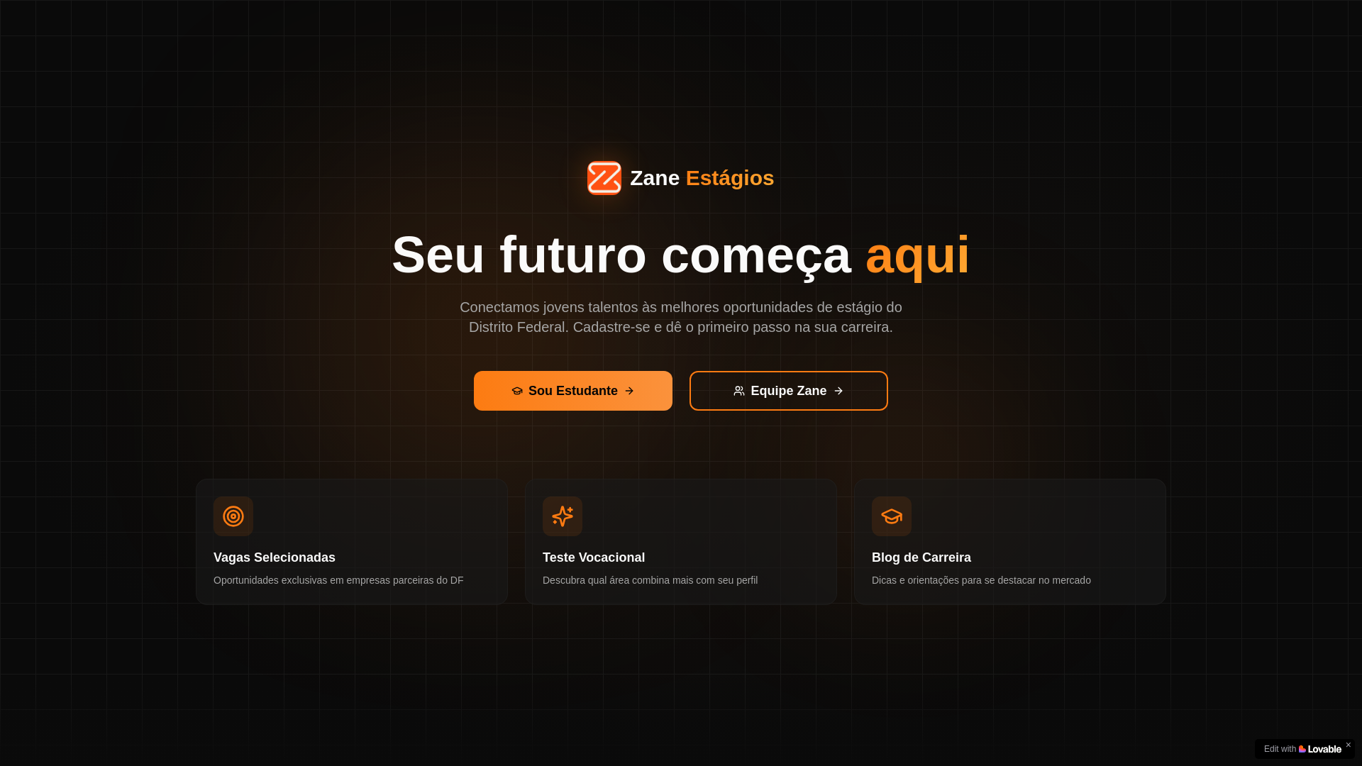 website screenshot of https://zaneestagios.online/