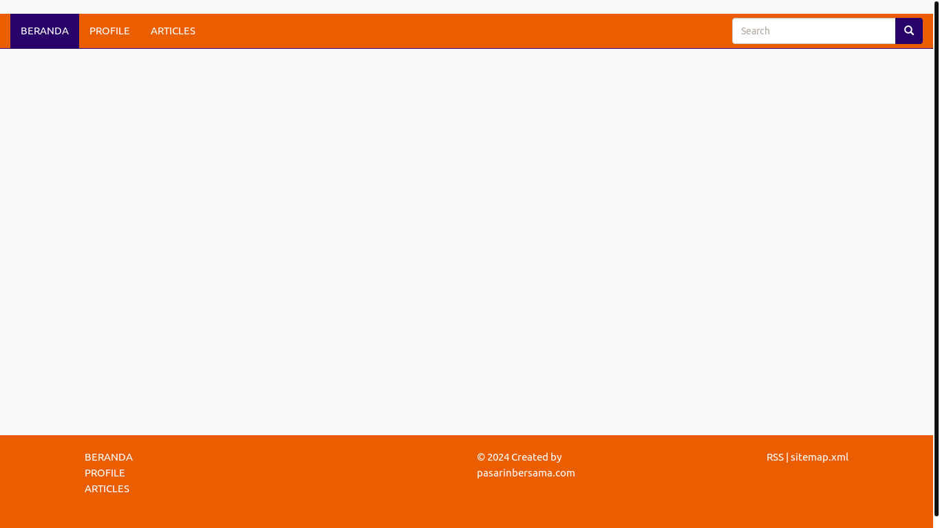 website screenshot of https://pasarinbersama.com/