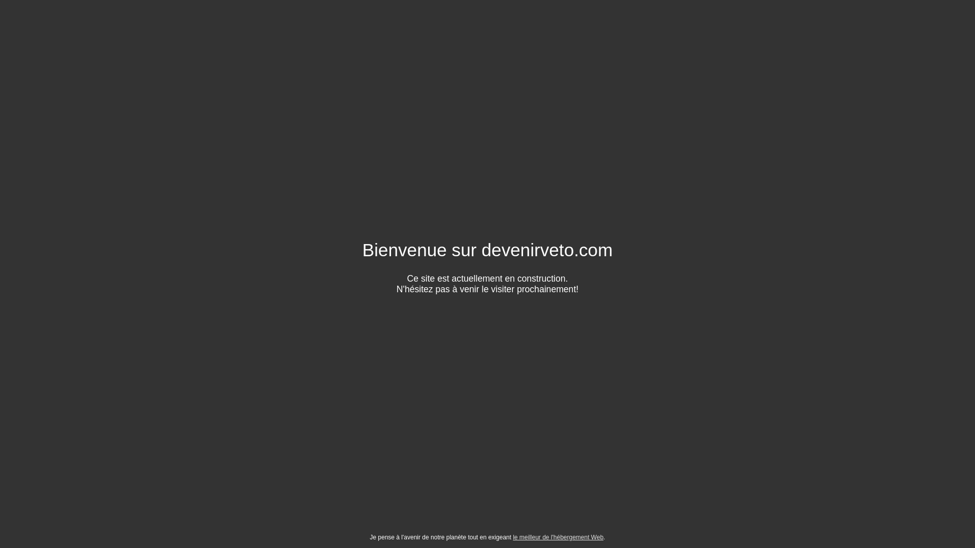 website screenshot of https://devenirveto.com/