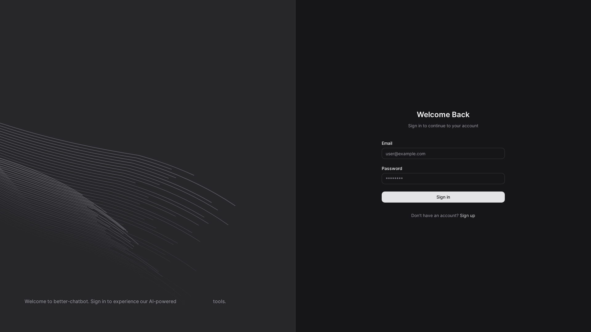 website screenshot of https://custombot.space/