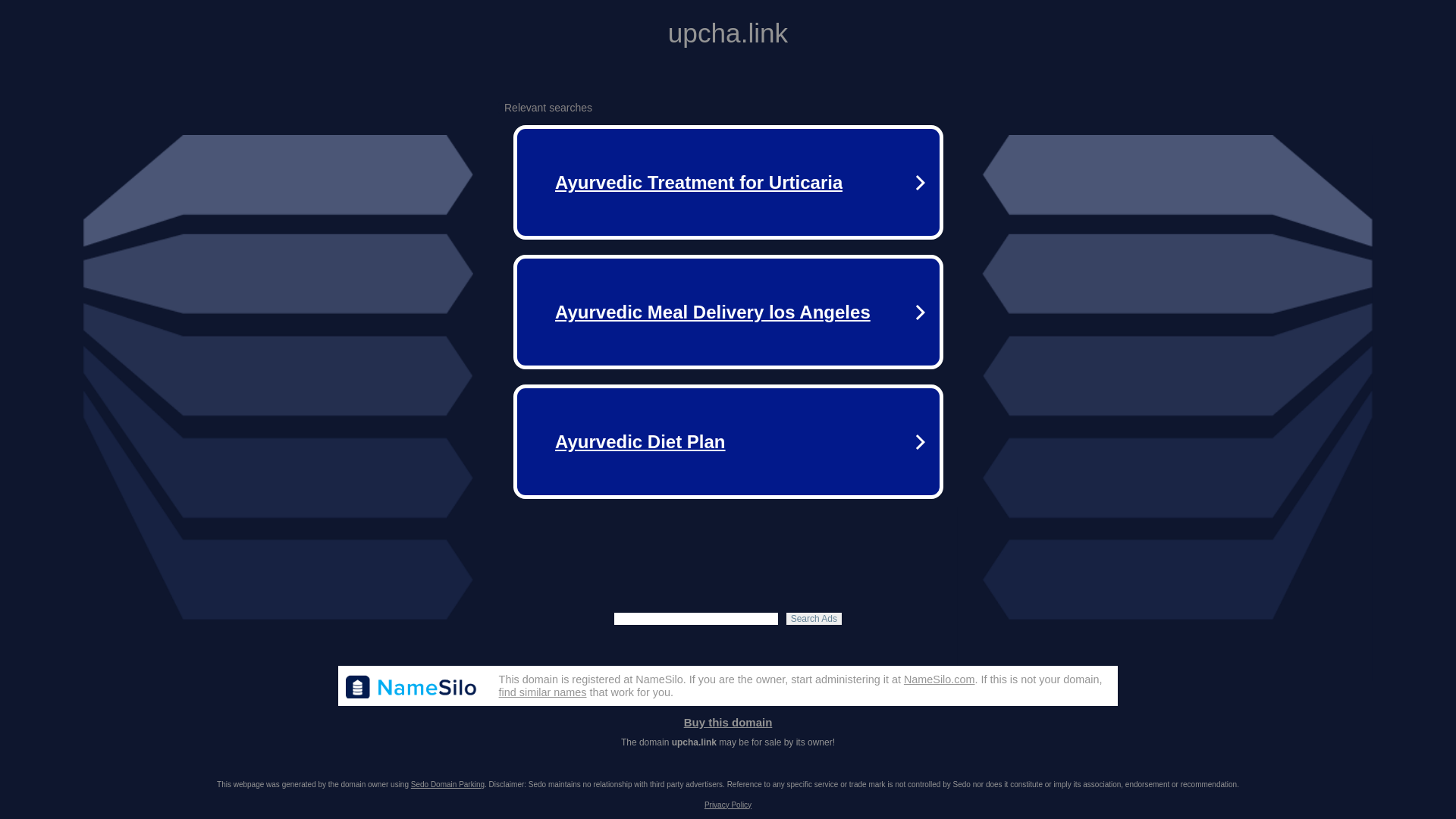 website screenshot of https://upcha.link/