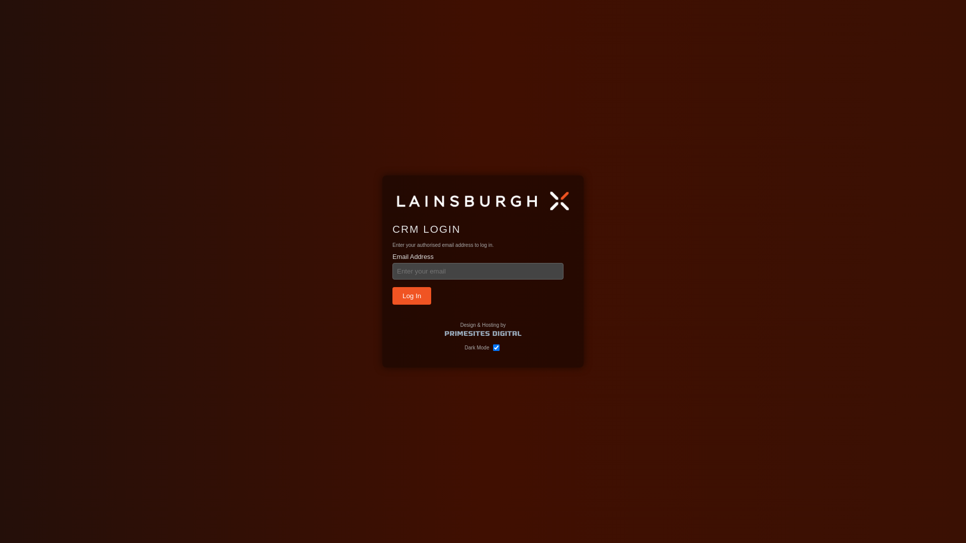 website screenshot of https://lainsburgh-crm-pages-prod.pages.dev/