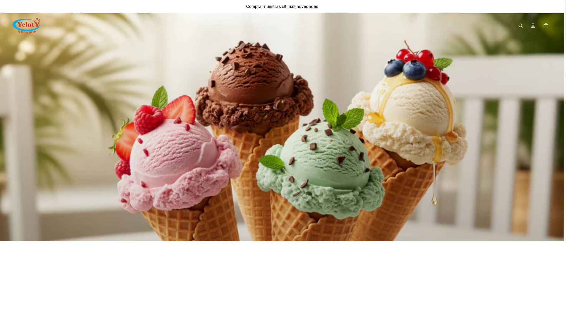 website screenshot of https://heladosyelaty.com/