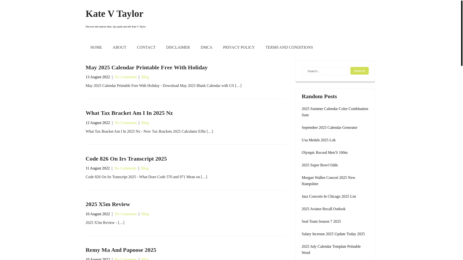 website screenshot of https://katevtaylorc.pages.dev/