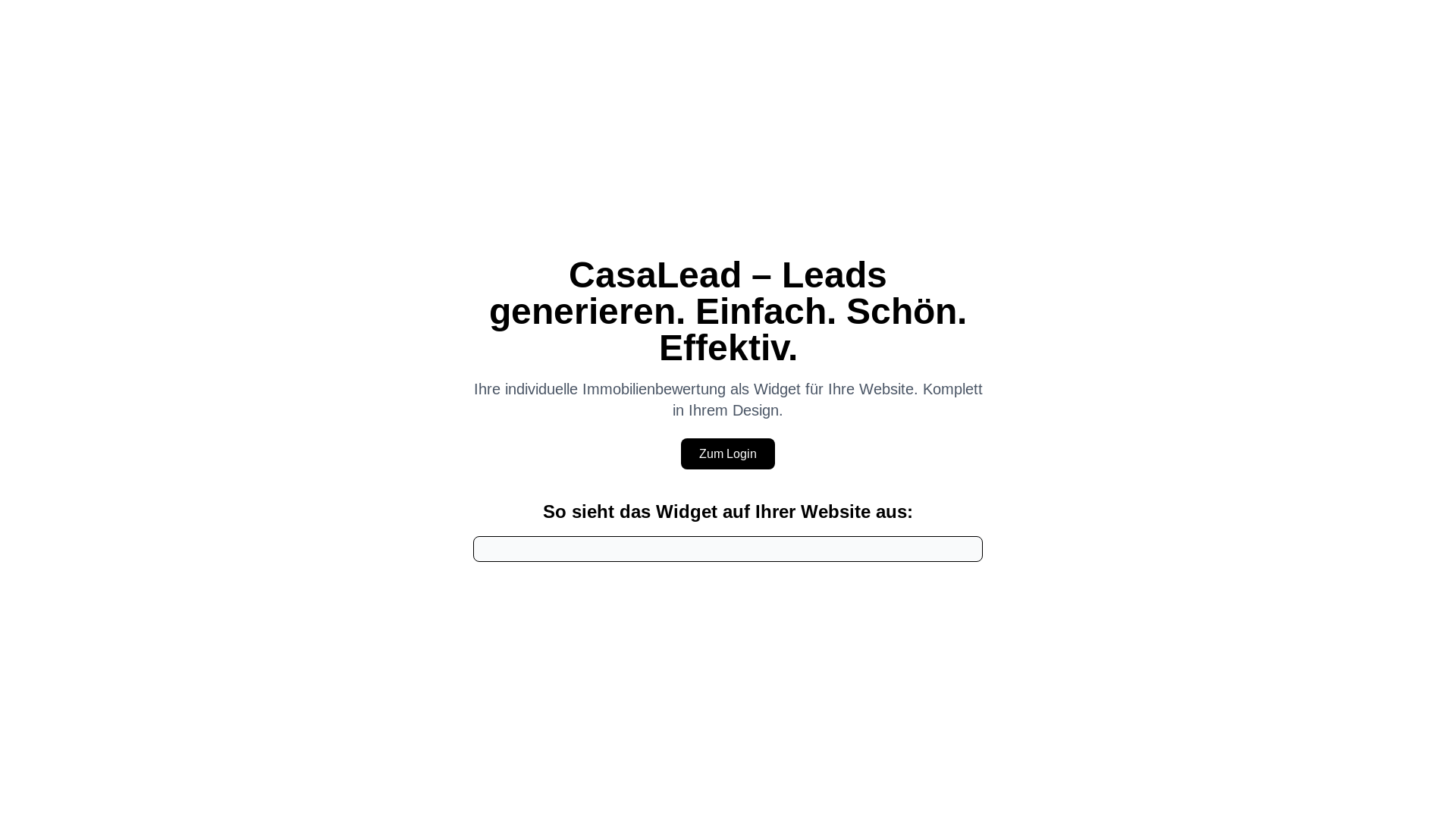 website screenshot of https://casalead.de/