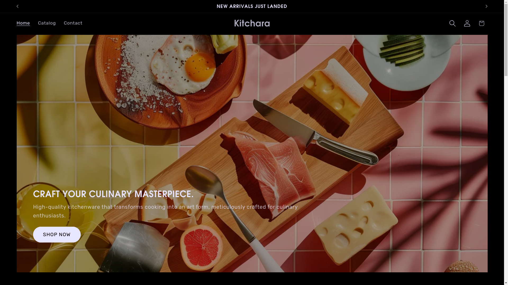 website screenshot of https://kitchara.online/