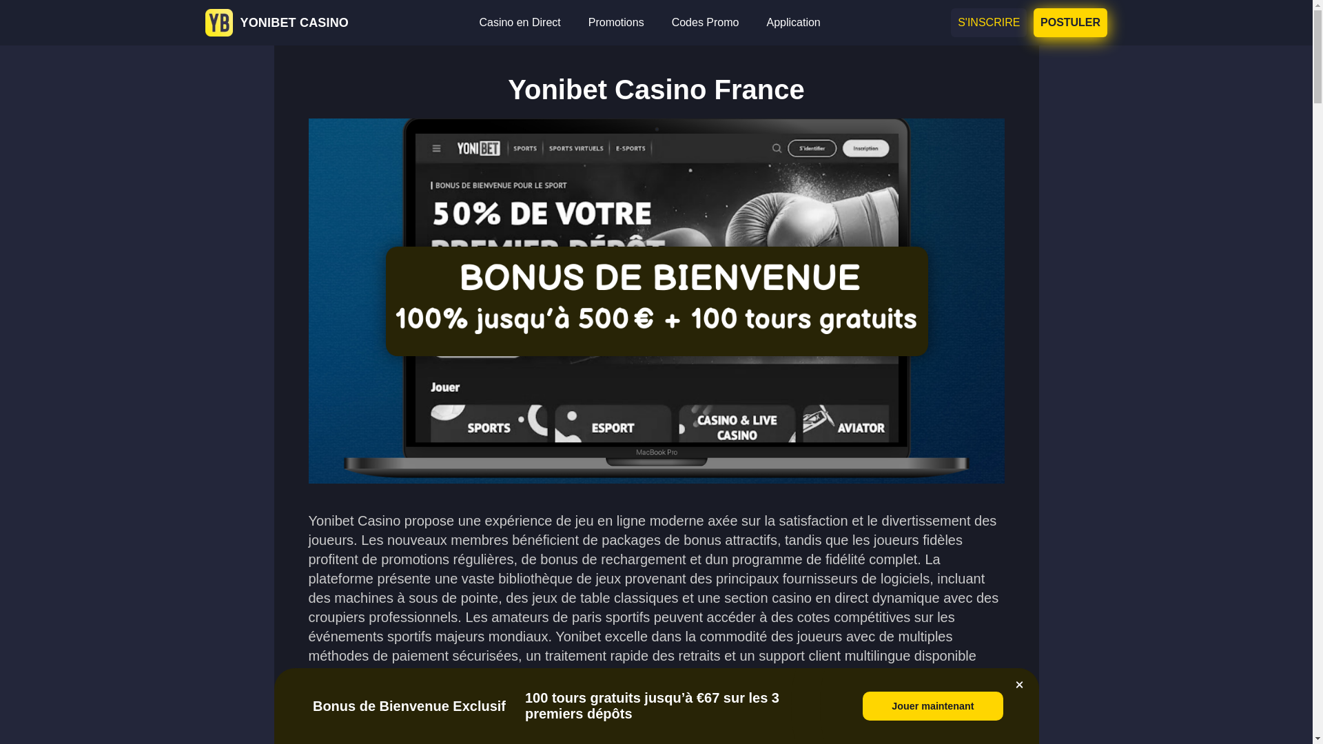 website screenshot of https://yonibet-france-com.pages.dev/
