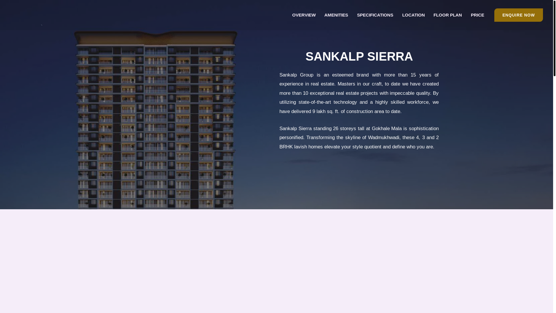 website screenshot of https://sankalpsierra.in/