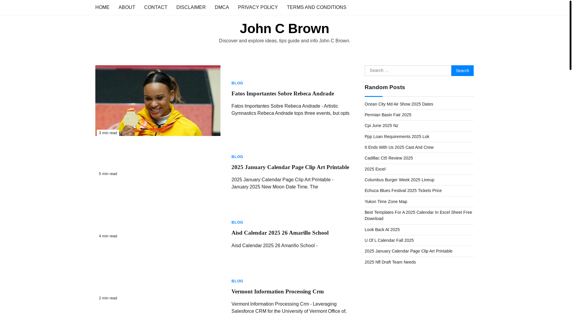 website screenshot of https://johncbrownm.pages.dev/