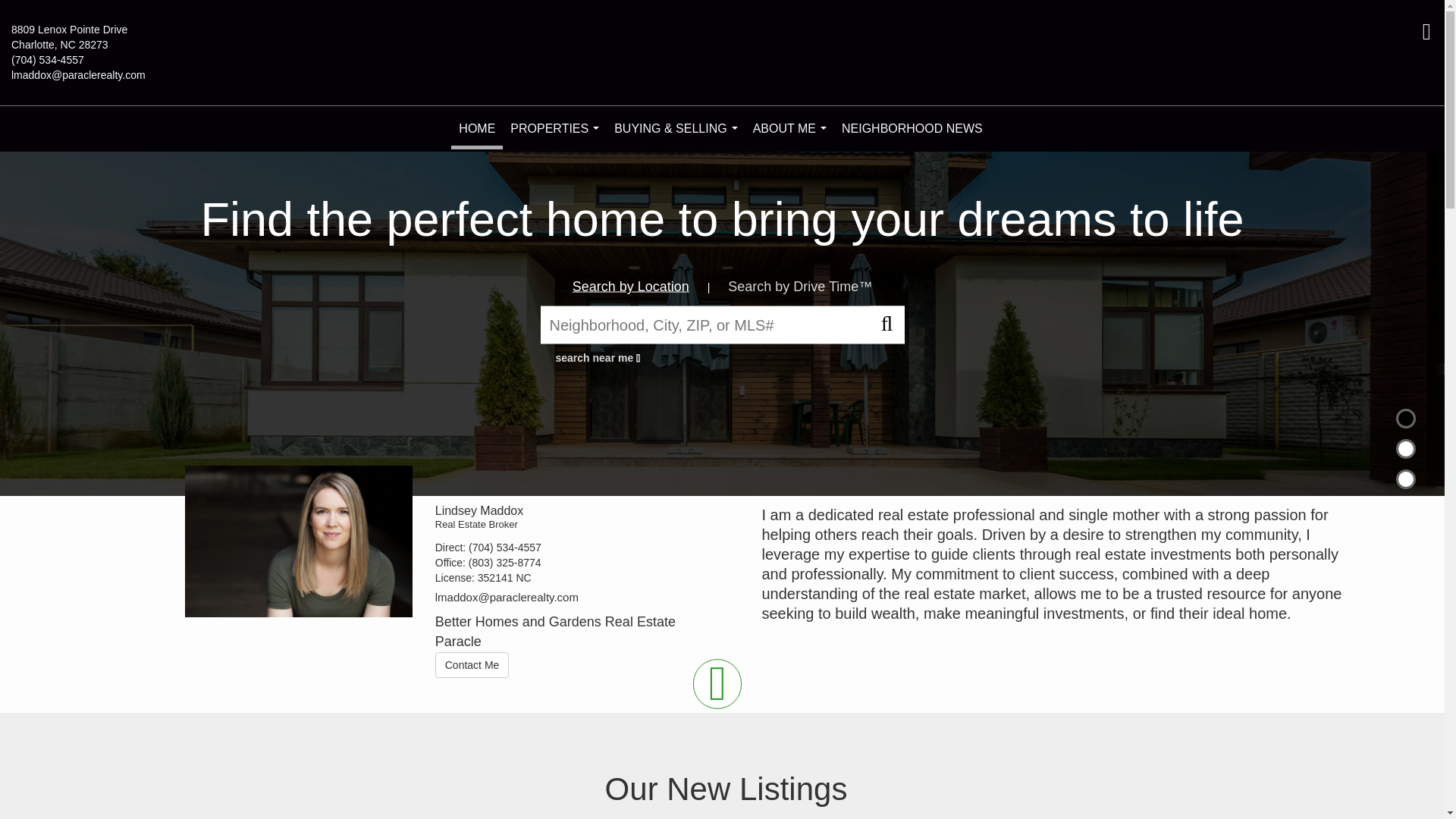 website screenshot of https://listwithlindseym.com/