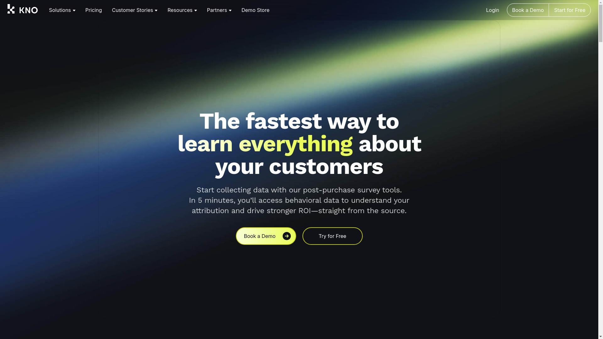 website screenshot of https://knocommerceapp.com/